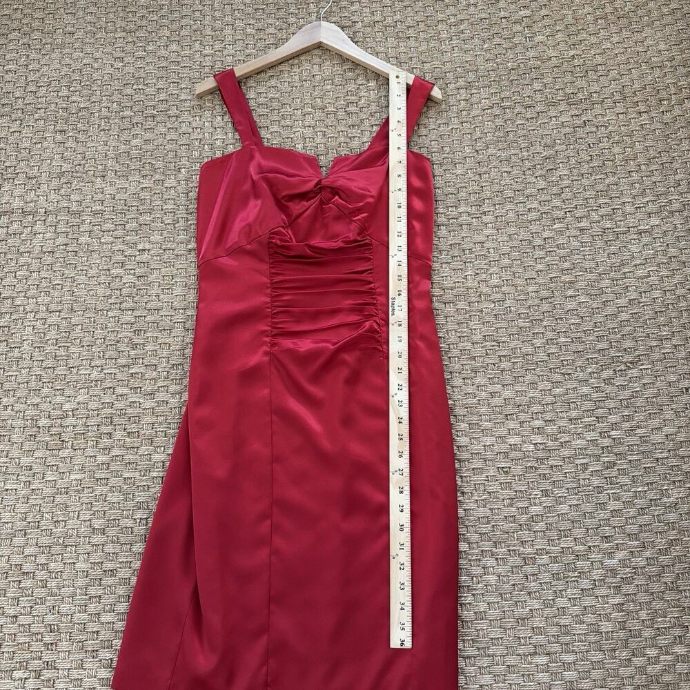 Vintage Newport News Red Dress & Jacket Two Piece Set Women’s Size 8 - Picture 10 of 12